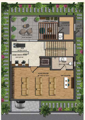 220 East Facing Second Floor Option 2