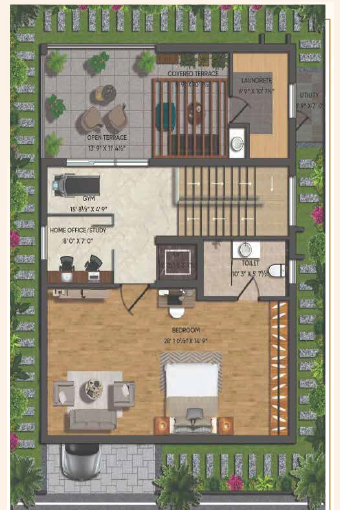 220 East Facing Second Floor Option 1