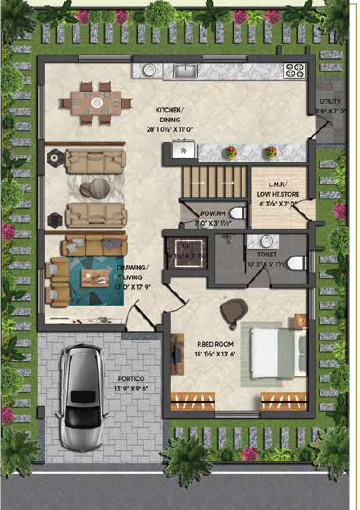 220 West Facing Ground Floor