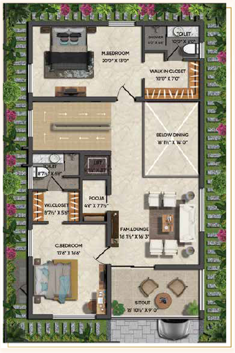 320 East Facing First Floor