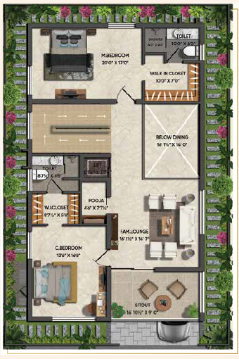 320 West Facing First Floor