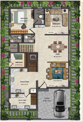 320 West Facing Ground Floor